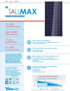 300 watt solar Panel